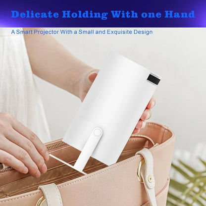 Rokify HY300 Smart Portable Projector – HD 720P, Android 11, Dual-Band WiFi6 & Bluetooth 5.2, 180° Rotatable