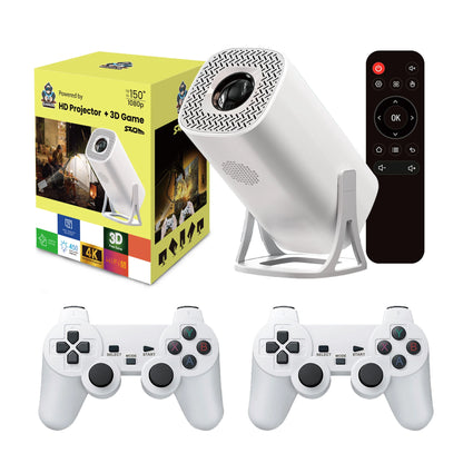 Rokify S40 Max Gaming Projector – 1080P Full HD, 4K Supported, Android 11 | 25,000+ Games, Dual Controllers | WiFi 6, Bluetooth 5.4 | Smart Home Theater Projector Pakistan