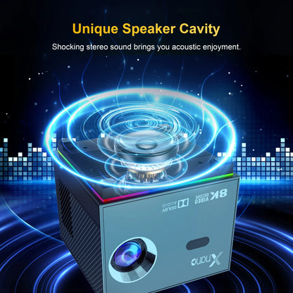 XNANO X3 Full HD 1080P Smart Projector – 400+ ANSI, Android 13, 5G WiFi, BT 5.0 | Home Theater LED Projector | COD Available in Pakistan