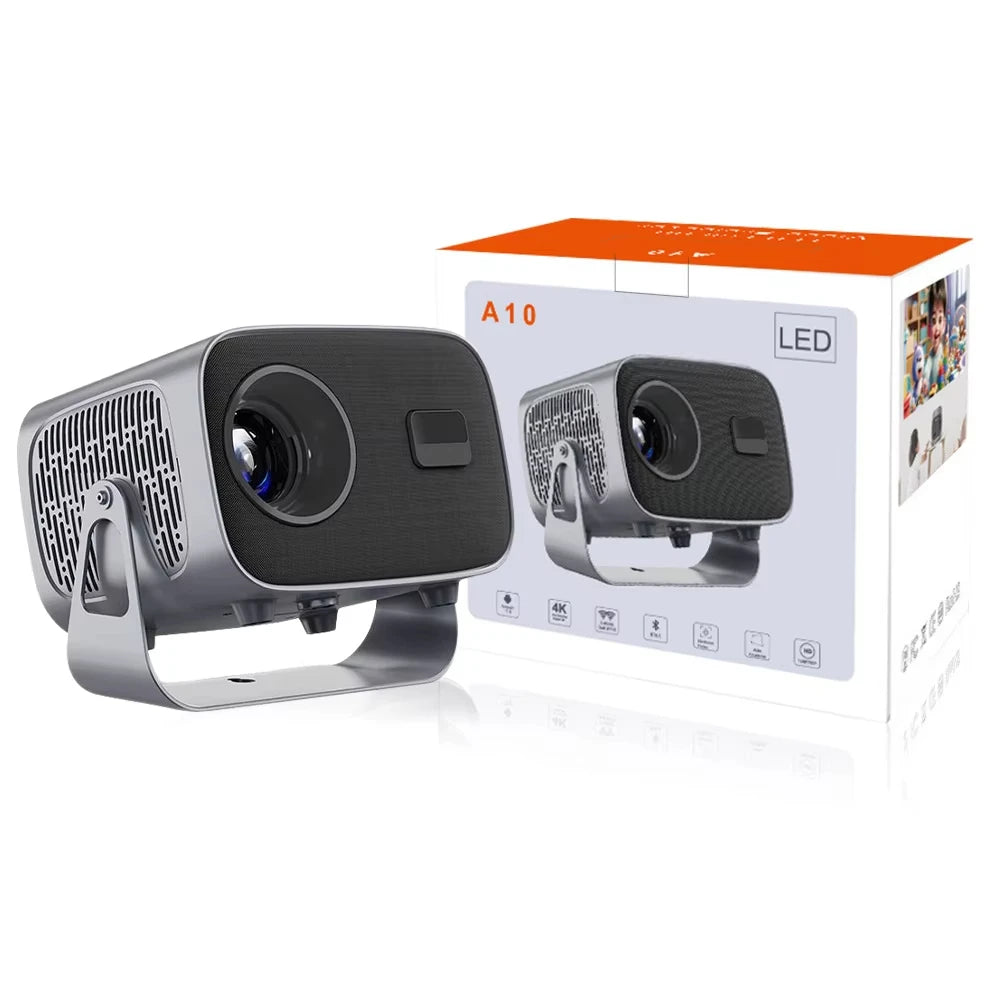 Rokify A10 Smart Projector Azadi Edition 🇵🇰 – 1080P FHD, 4K Supported, Android 13 | Free Mini Speaker | Lifetime Live TV & Netflix | COD Pakistan