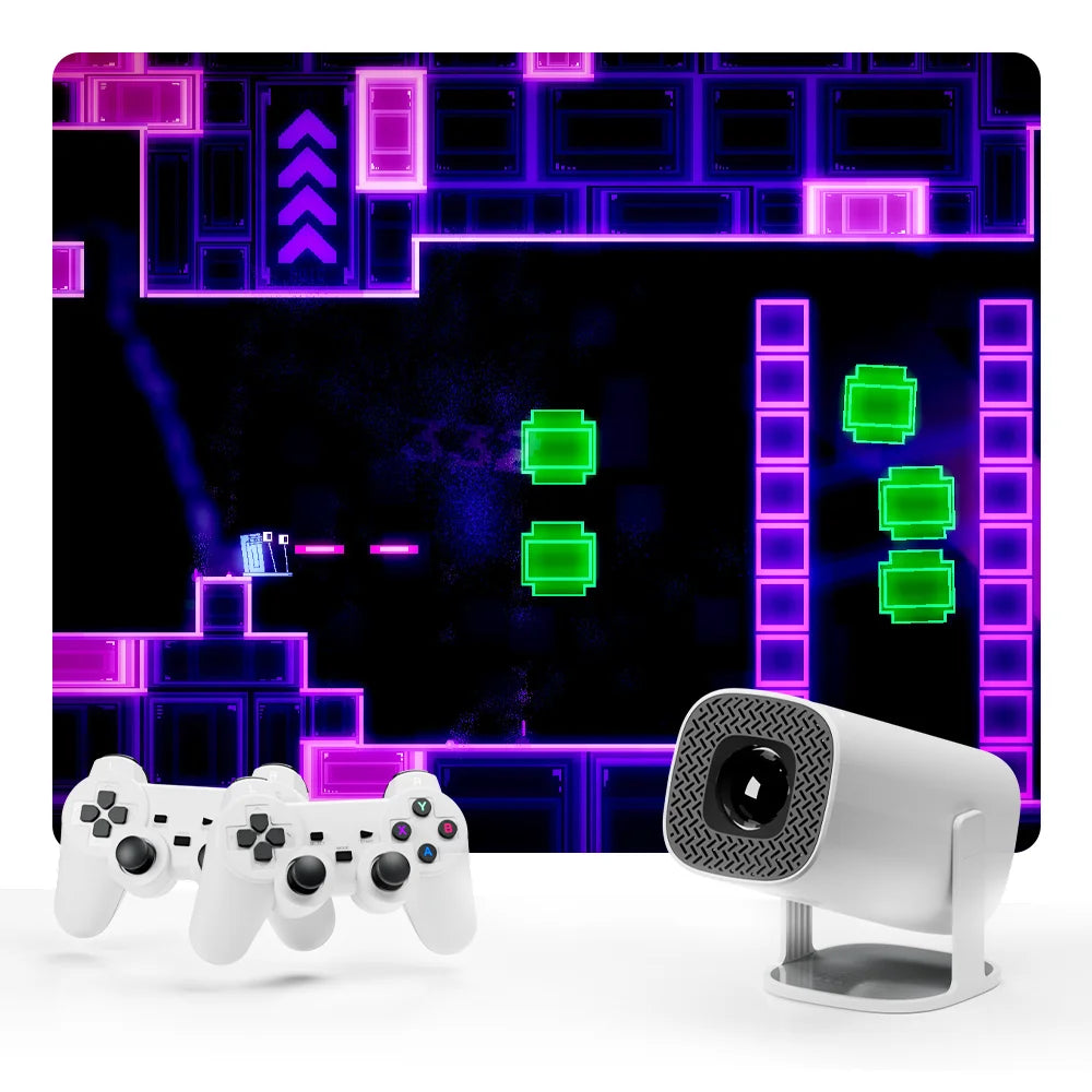 Rokify P30 Pro Max Gaming Projector – 1080p LCD, 4K Supported, Android 11, Dual WiFi, Bluetooth 5.0