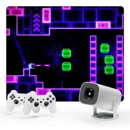 Rokify P30 Pro Max Gaming Projector – 1080p LCD, 4K Supported, Android 11, Dual WiFi, Bluetooth 5.0