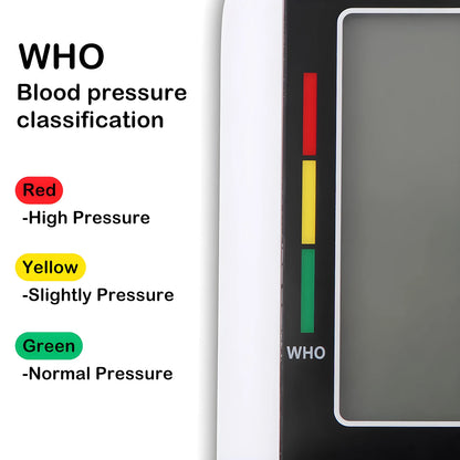 Rokify Digital Arm Blood Pressure Monitor – Automatic BP Monitor with LCD Display & Dual User Memory